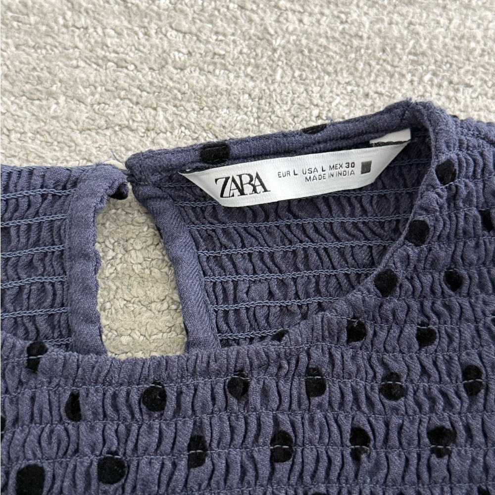 Zara Ruffle Sleeve Top - Picture 3 of 4